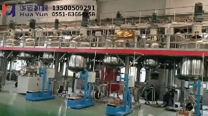 上海某集團涂料設備現場組裝調試完畢