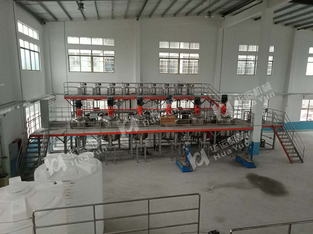 廣州百幕公司水性木器漆（清漆）自動化成套設